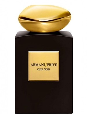 Giorgio Armani Prive Cuir Noir